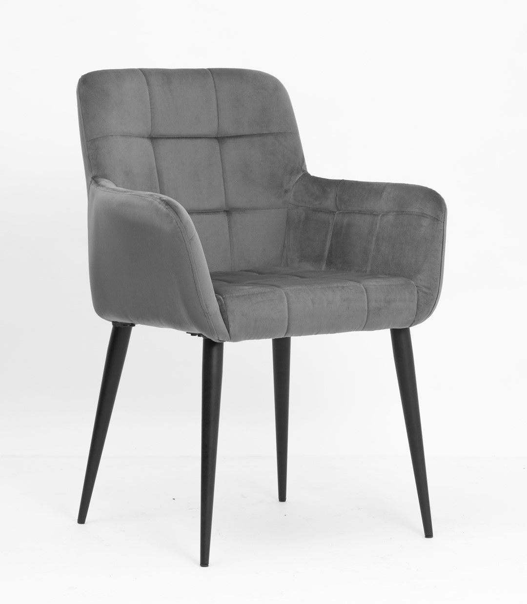 Krzesło VENUS - Krzesło VENUS ciemnoszary/ noga czarna